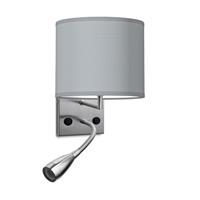 Home sweet home wandlamp Read Bling Ø 20 cm - lichtgrijs