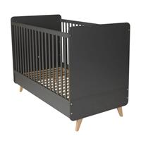 Quax Babybed Loft - 120x60 - 124x95x65 - Antraciet