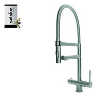 selsiuz Inox XL kokend water kraan met titanium combi extra boiler inox