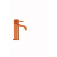 Plieger Roma 1-gats wastafelkraan met waste geborsteld koper ID200R BRUSHED COPPER