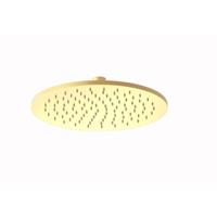 Plieger Roma hoofddouche rond Ø25cm geborsteld goud ID025 BRUSHED GOLD