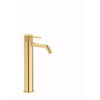 Plieger Roma 1-gats wastafelkraan verhoogd met waste 27.2cm goud ID202R GOLD