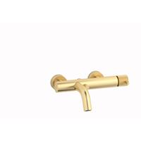 Plieger Roma badkraan met omstel en koppelingen HOH=15cm geborsteld goud ID250 BRUSHED GOLD