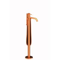 Plieger Roma vrijstaande badkraan 11x89.2x27.7cm met omstel met handdouche geborsteld koper ID399 BRUSHED COPPER