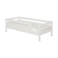 Flexa Classic Kinderbett aus Holz (90x200cm) mit 3/4 Absturzsicherung in weiß