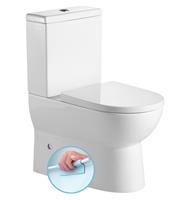 Jalta duoblok staand toilet zonder spoelrand wit