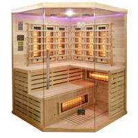 Sanotechnik Infrarotkabine DELUXE, BxTxH: 150 x 150 x 200 cm, für 3-4 Personen