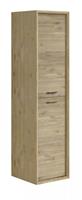Hoge Badkamerkast ESTRADA 2 deuren 400x1560x370mm Acaciamassief