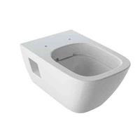 Geberit Renova Plan Wand-WC Tiefspüler teilgeschlossene Form, Rimfree, KeraTect, 500378018 - KERAMAG