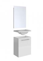 Allibert Belem Pack fonteinset 40x51cm wit glans 824143