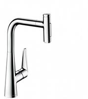 Talis Select M51 Einhebel-Küchenmischer 300, Ausziehbrause, 2jet, Farbe: Chrom - 72823000 - Hansgrohe