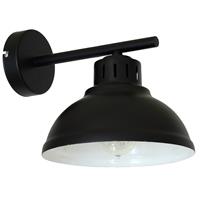 LUMINEX Wandlamp Sven, 1-lamp, zwart