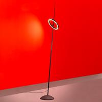 Ingo Maurer LED design vloerlamp Ringelpiez - zwarte ring