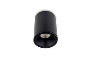 groenovatie Opbouwspot Rond, Vast, Waterdicht IP65, GU10 Fitting, Mat Zwart