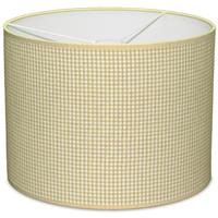 Taftan Hanglamp Kleine Ruit Beige-diameter 35 cm