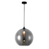 Artdelight Hanglamp Marino Ø 40 cm rook glas zwart