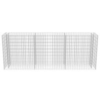 VidaXL Gabion plantenbak verhoogd 270x50x100 cm gegalvaniseerd staal