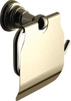 sapho Diamond toiletrolhouder met klep brons