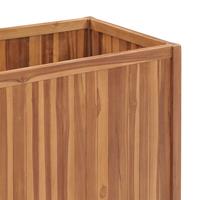 VIDAXL Hochbeet 100×50×70 Cm Massivholz Teak