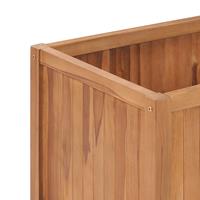 VidaXL Plantenbak verhoogd 150x50x70 cm massief teakhout