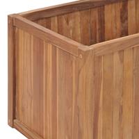 VIDAXL Garten-hochbeet 200 X 50 X 50 Cm Massivholz Teak