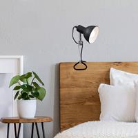 Briloner Klemlamp 2790 met metalen kap, zwart