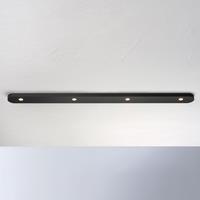BOPP Close LED plafondlamp 4-lamps, zwart