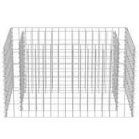 VidaXL Gabion plantenbak verhoogd 90x50x50 cm gegalvaniseerd staal