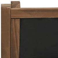 VidaXL Plantenstandaard 3-laags met bord 40x30x90 cm massief vurenhout