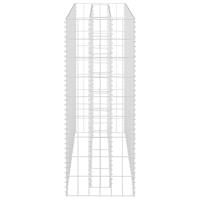 VidaXL Gabion plantenbak verhoogd 90x30x90 cm gegalvaniseerd staal
