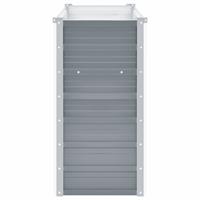 VidaXL Plantenbak verhoogd 160x40x77 cm gegalvaniseerd staal grijs