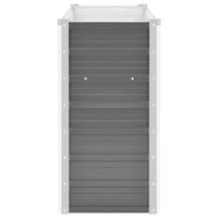 vidaXL Plantenbak verhoogd 100x40x77 cm gegalvaniseerd staal antraciet