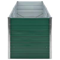 VidaXL Plantenbak verhoogd 240x80x77 cm gegalvaniseerd staal groen