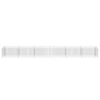 VidaXL Gabion plantenbak verhoogd 540x50x50 cm gegalvaniseerd staal