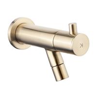 Boss & Wessing Inbouw Toiletkraan BWS 1/2'' Met Keramisch Binnenwerk Geborsteld Messing Goud 