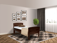 Dico Senioren bed comfort compleet donkerbruin