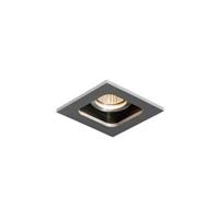 BWS Inbouwspot LED Quasar 10-1 10x10x9 cm 575L 6.8W 30° Vierkant Aluminium 