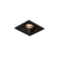 BWS Inbouwspot LED Quasar 10-1 10x10x9 cm 575L 6.8W 30° Vierkant Aluminium Zwart 