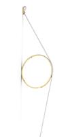 Flos Wirering FL F9512044 Weiß / Gold