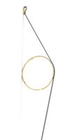 flos WireRing Wandlamp - Grijs - Goud