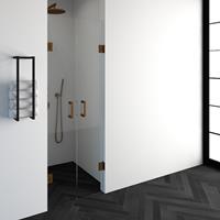 sanituba Complete Profielloze Pendeldeuren 70cm koper