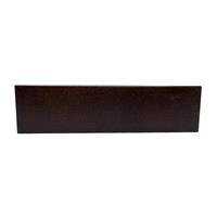 Furniture Legs Europe Rechthoekige donkerbruine houten meubelpoot hoogte 6 cm