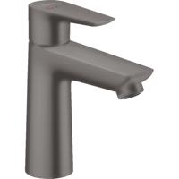 Hansgrohe Waschtischmischer 110 Talis E CoolStart Brushed Black Chrome ohne Ablaufgarnitur, 71714340