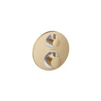 Hansgrohe Thermostat Unterputz Ecostat S Fertigset 2 Verbraucher Brushed Bronze, 15758140