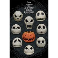 Pyramid Nightmare Before Christmas Many Faces of Jack Poster 61x91,5cm