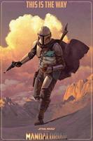 Pyramid Star Wars The Mandalorian On the Run Poster 61x91,5cm