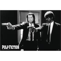 Pyramid Pulp Fiction Black and White Guns Poster 91,5x61cm