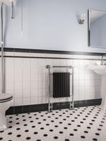 eastbrook Isbourne radiator 94 x 60cm 894 watt zwart