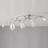 Eco-Light LED plafondlamp Helix in wit-zilver