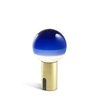 marset Dipping Light Portable Tafellamp - Blauw - Messing